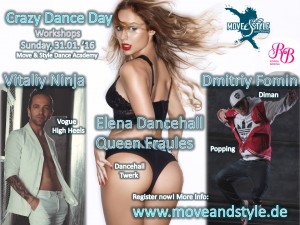 Hot Crazy Day Elena Fraules - Move & Style Dance Academy Hannover Germany
