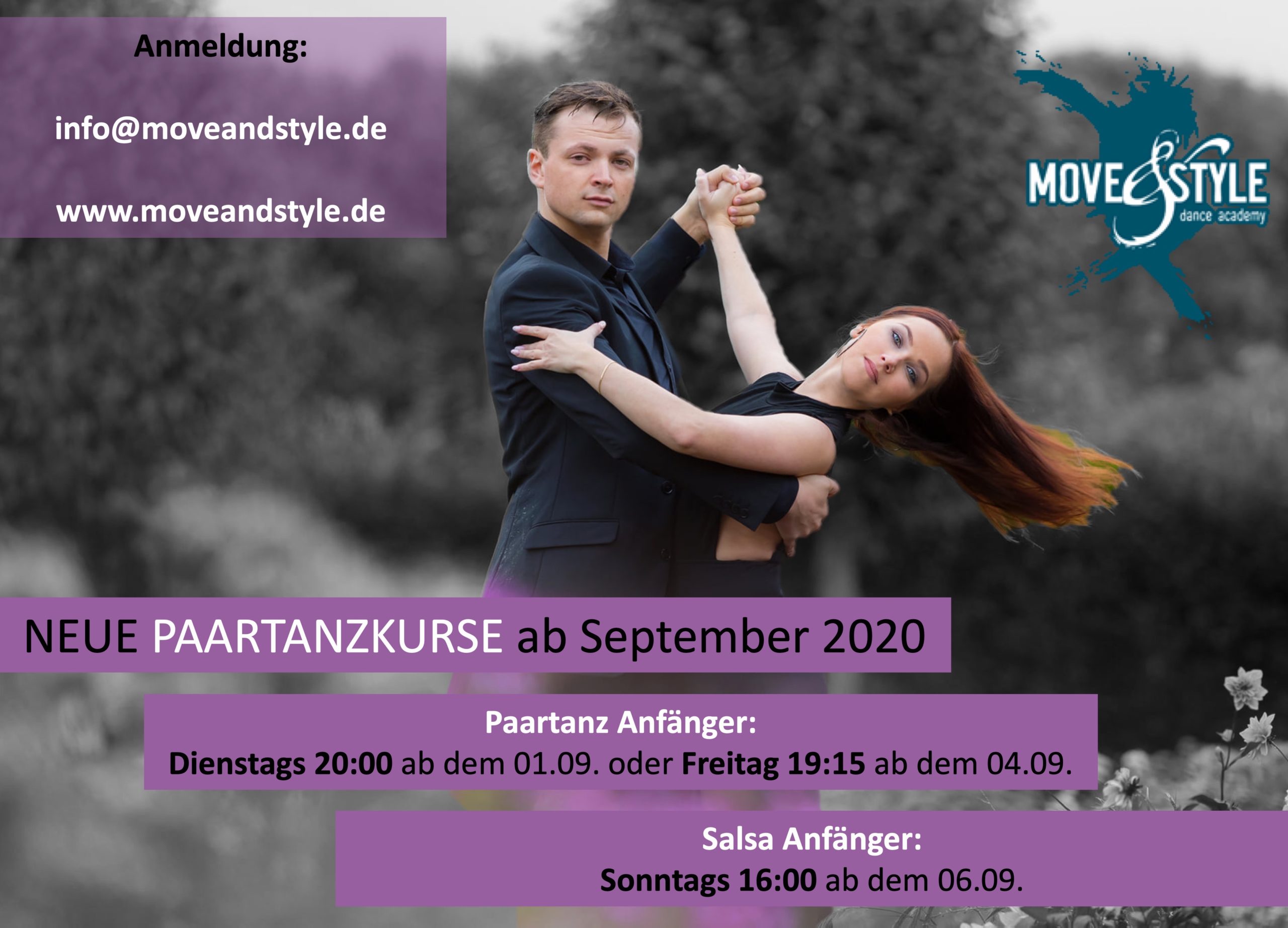 Neue Paartanzkurse Ab September Move And Style Dance Academy Tanzschule Hannover